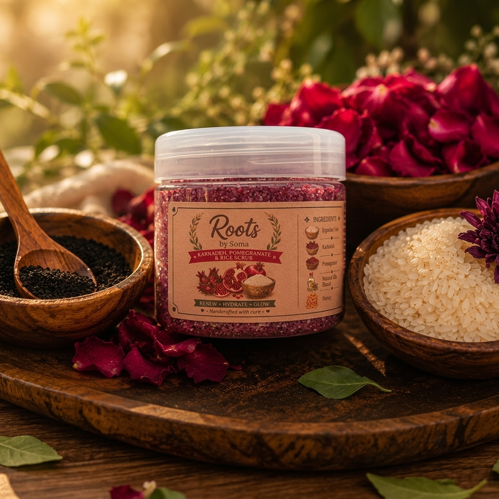 Karkadeh & Pomegranate Body Scrub 200 ml