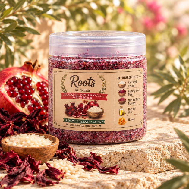 Karkadeh & Pomegranate Body Scrub 220 ml